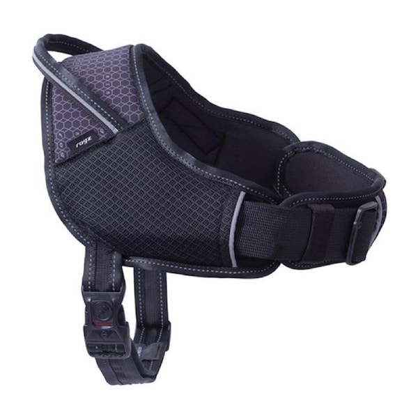 Rogz Large Nightsky Black Air Tech Harness for Dogs