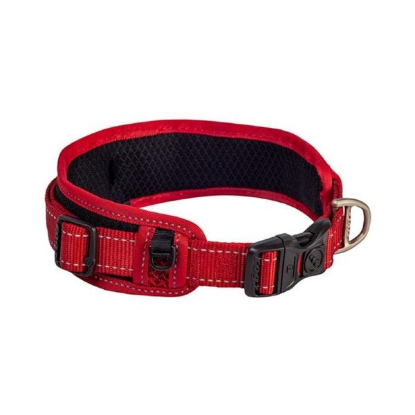 Rogz Red X-Large 25mm Thick x 37cm to 54cm Padded Collar for Dogs