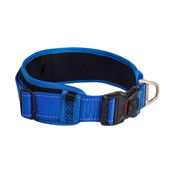 Rogz Blue XX-Large 40mm Thick x 48cm to 70cm Padded Collar for Dogs