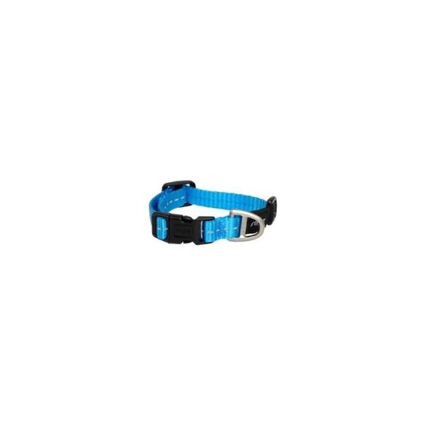 Rogz Turquoise X-Small 11mm Wide x 16cm to 22cm Classic Utility Collar for Dogs & Puppies