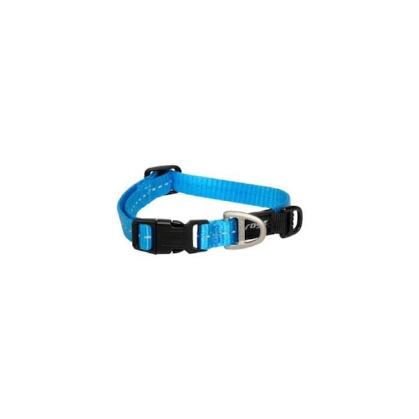Rogz Turquoise Small 11mm Wide x 20cm to 31cm Classic Utility Collar for Dogs & Puppies