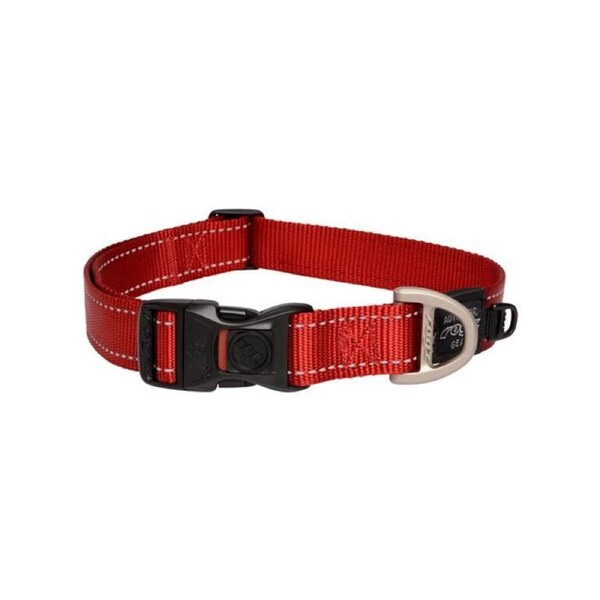 Rogz Red X-Large 25mm Wide x 43cm to 70cm Classic Utility Collar for Dogs & Puppies