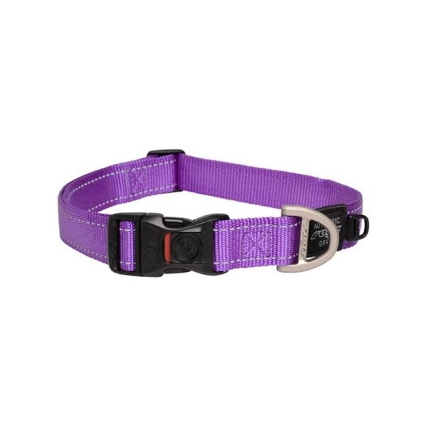 Rogz Purple X-Large 25mm Wide x 43cm to 70cm Classic Utility Collar for Dogs & Puppies