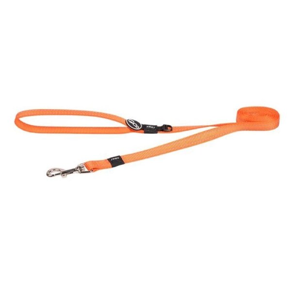 Rogz Orange Medium 16mm x 1.4 Metre Classic Utility Leash for Dogs