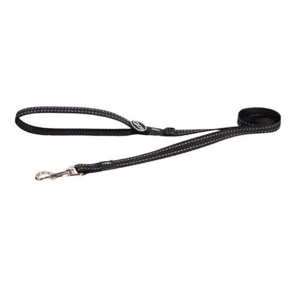 Rogz Black Medium 16mm x 1.4 Metre Classic Utility Leash for Dogs