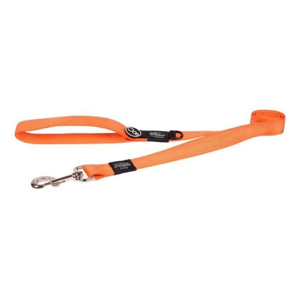 Rogz Orange X-Large 25mm x 1.2 Metre Classic Utility Leash for Dogs