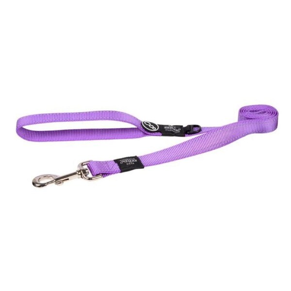 Rogz Purple X-Large 25mm x 1.2 Metre Classic Utility Leash for Dogs