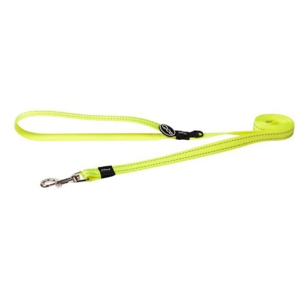 Rogz Yellow Medium 16mm x 1.4 Metre Classic Utility Leash for Dogs