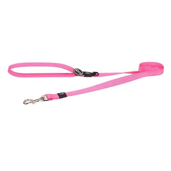 Rogz Pink Medium 16mm x 1.4 Metre Classic Utility Leash for Dogs