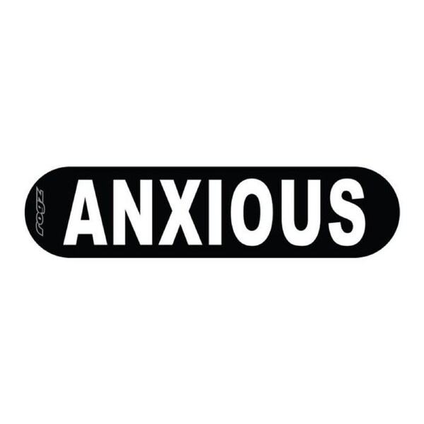 Rogz Anxious Small Personalised Pre Made Badge to Fit the LetzGo Dog Harness