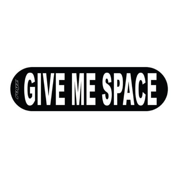 Rogz Give Me Space Large Personalised Pre Made Badge to Fit the LetzGo Dog Harness