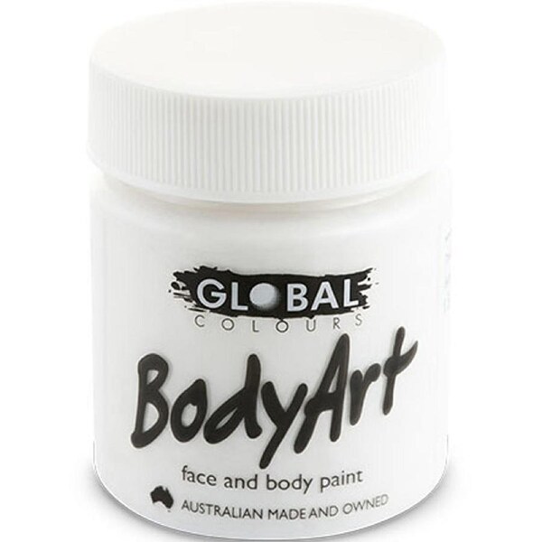 White Face and Body Paint Tub 45ml