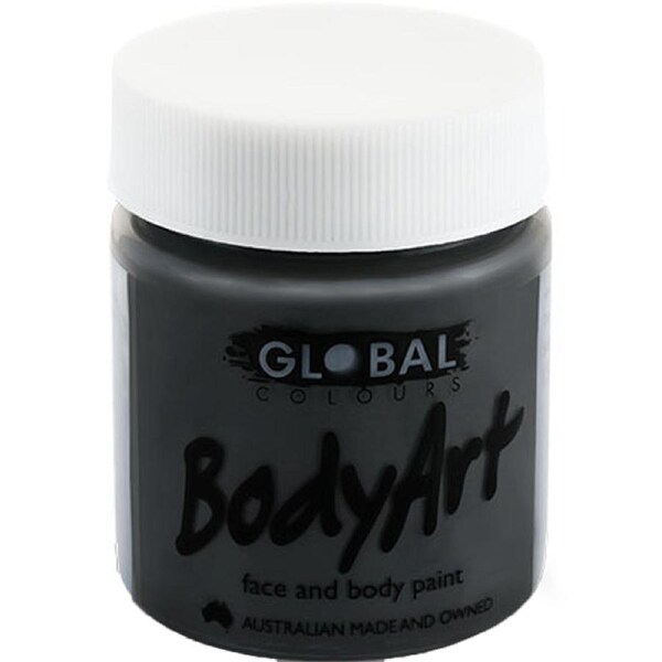 Black Face and Body Paint Tub 45ml