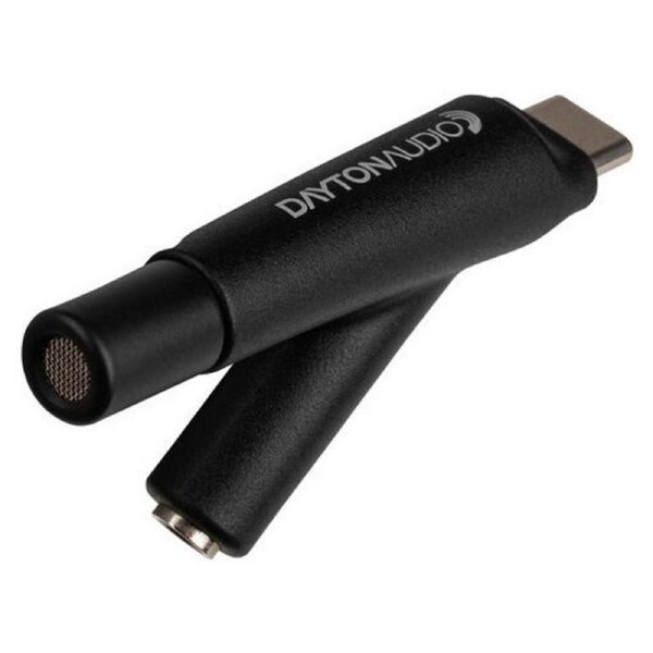 Dayton Audio IMM-6C Calibrated Measurement Microphone-USB-C
