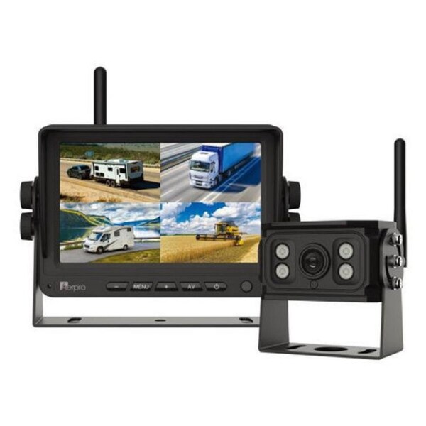 Aerpro AVK7W1 7 Wireless Quad View Monitor Recorder with 1080p HD Camera Kit