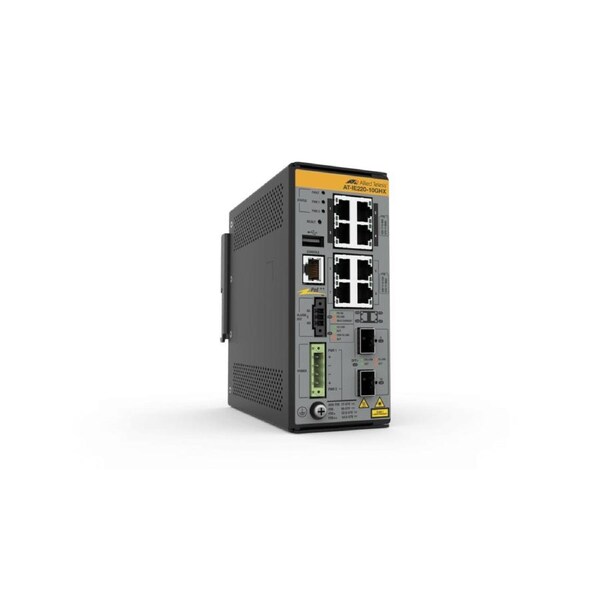 Allied Telesis 8x 10/100/1000T, 2x 1G/10G SFP+, Industrial Ethernet, Layer 2+ Switch, PoE++ Support (TAA compliant)