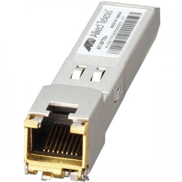 Allied Telesis SFP Pluggable Module, 10/100/1000TX, 100m, RJ45 conn. (0 to 70C)