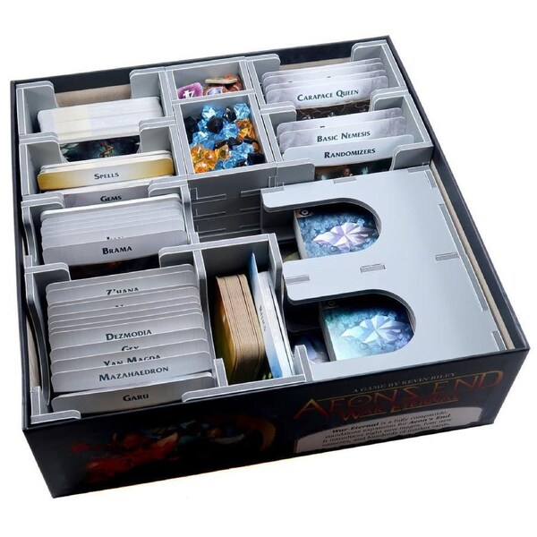 Folded Space Game Box Inserts Organiser Divider For Aeons End Tabletop RPG