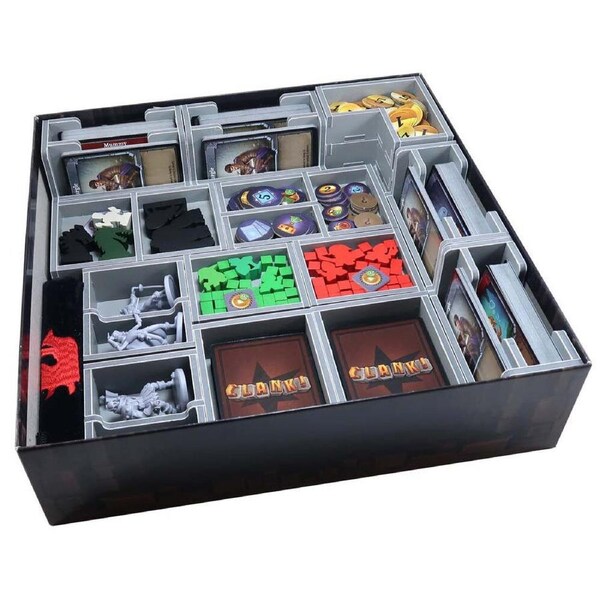 Folded Space Game Box Inserts Organiser Storage Divider For Clank TTRPG