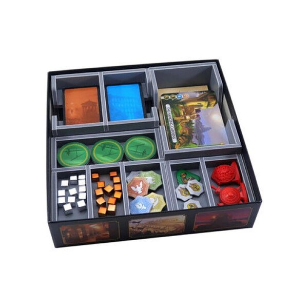 Folded Space Game Box Inserts Organiser For 7 Wonders Duel & Expansions RPG