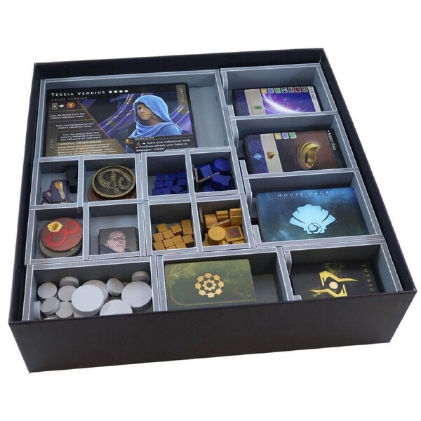 Folded Space Game Box Inserts Organiser Storage Divider For Dune Imperium RPG