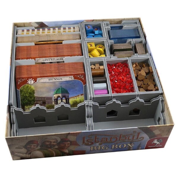 Folded Space Game Box Inserts Organiser For Istanbul Big Box & Expansions RPG