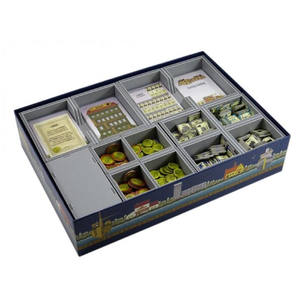 Folded Space Game Box Inserts Organiser Divider For Le Havre Tabletop RPG