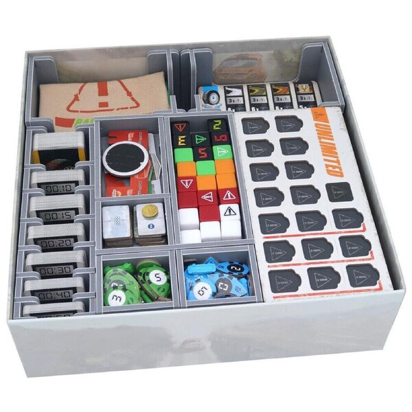 Folded Space Game Box Inserts Organiser Divider For Rallyman Dirt Tabletop RPG