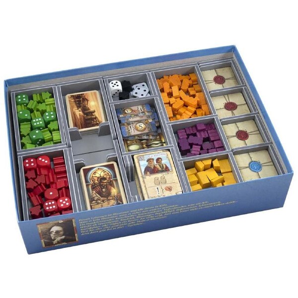 Folded Space Game Box Inserts Organiser Divider For The Voyage Of Marco Polo