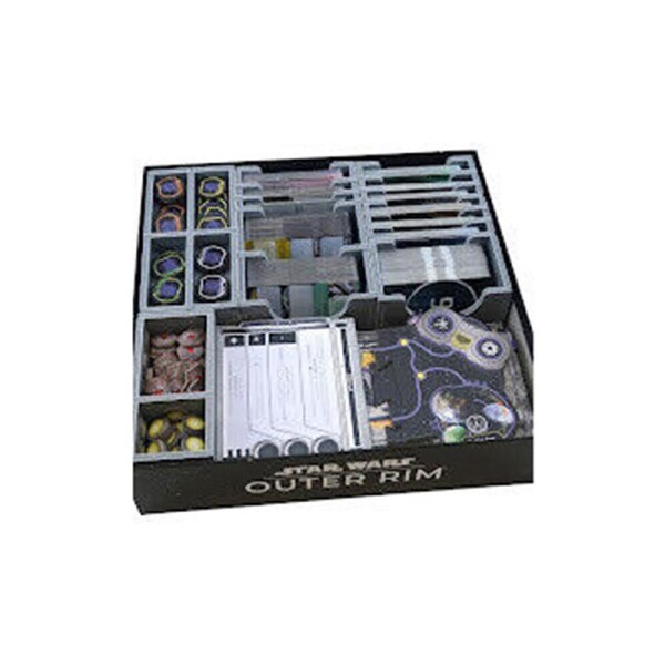 Folded Space Game Box Inserts Organiser Divider For Star Wars Outer Rim RPG