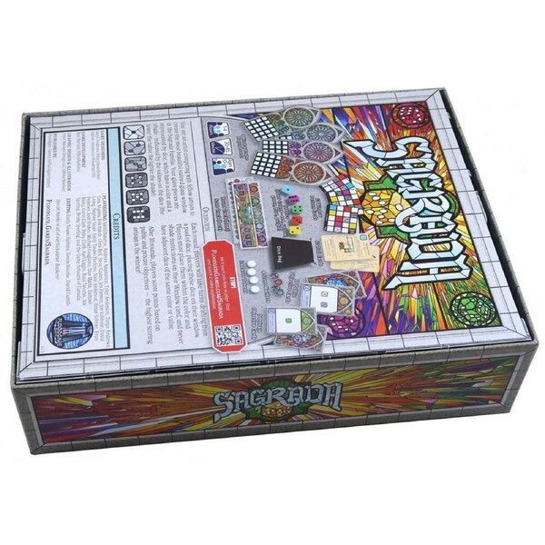 Folded Space Game Box Inserts Organiser Divider For Sagrada Tabletop RPG