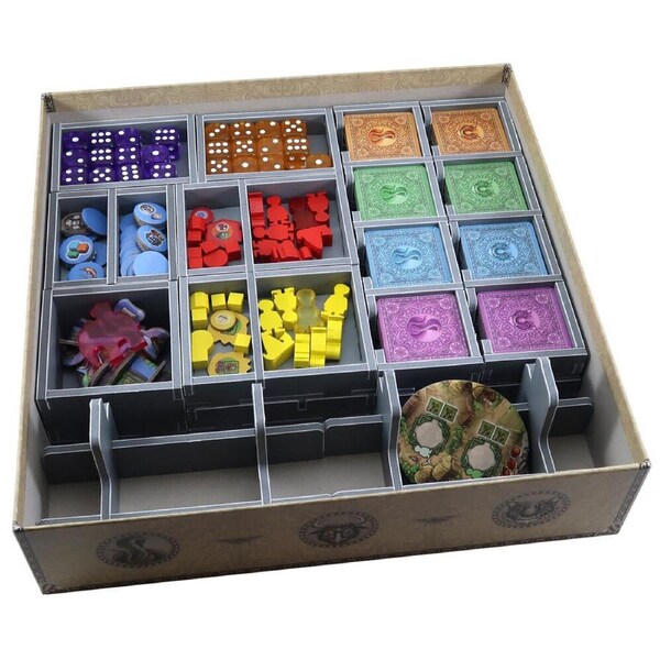 Folded Space Game Box Inserts Organiser Divider For Rajas Of The Ganges RPG