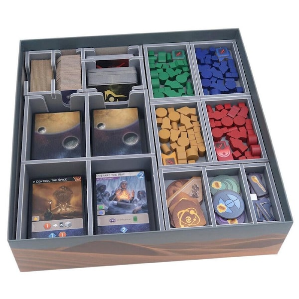 Folded Space Game Box Inserts Organiser Storage For Dune Imperium Uprising