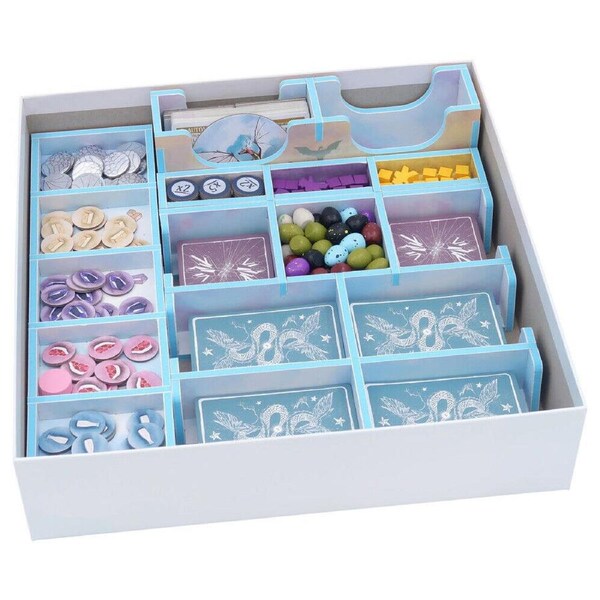 Folded Space Game Box Colour Inserts Organiser Divider For Wyrmspan RPG