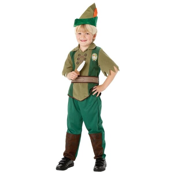Disney Peter Pan Child Neverland Boys Fancy Dress Up Party Costume S