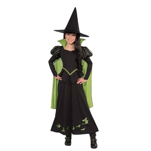 Wizard Of Oz Wicked Witch Of The West Girls Dress Up Theme/Party Costume S