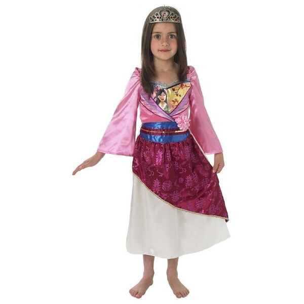 Marvel Mulan Shimmer Deluxe Girls Dress Up Character Party Costume M