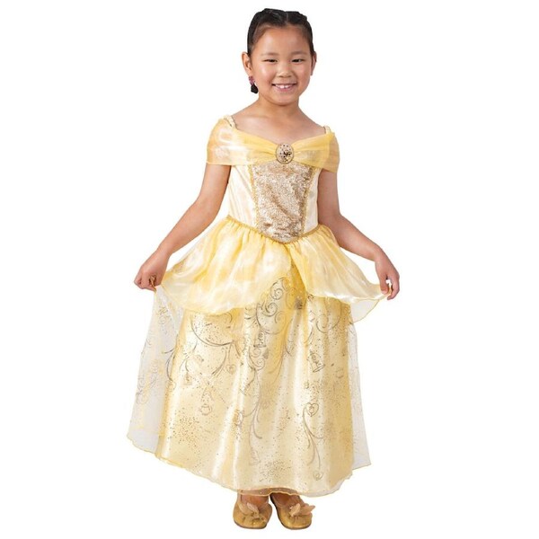 Disney Princesses Belle Ultimate Princess Girls Dress Up Costume 3-5y