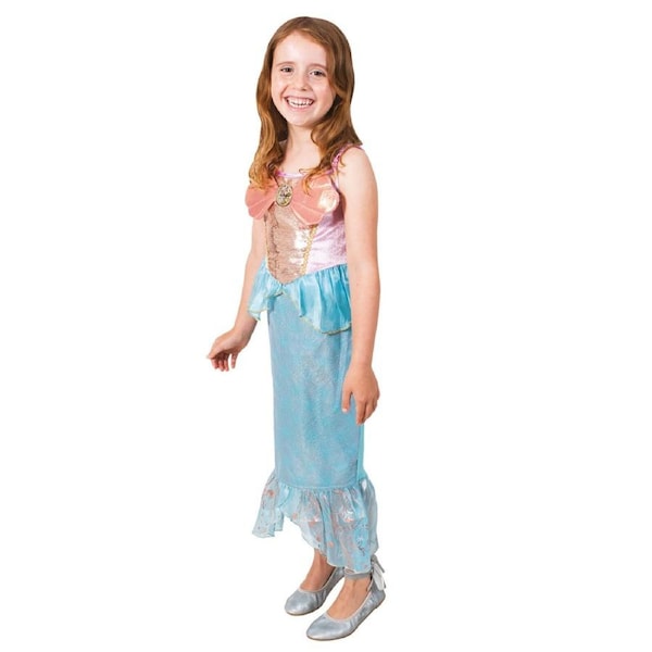 Disney Princesses Ariel Ultimate Princess Girls Dress Up Costume 9-10y
