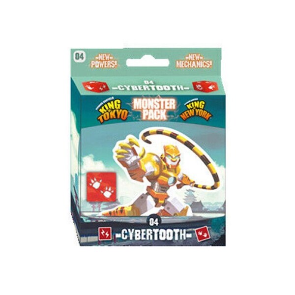 Iello King of Tokyo Cybertooth Monster Pack Kids Expansion Card Game 8y+