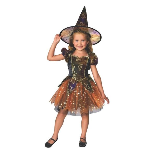 Rubies Elegant Magic Witch Child Girls Fancy Dress Up Party Costume M