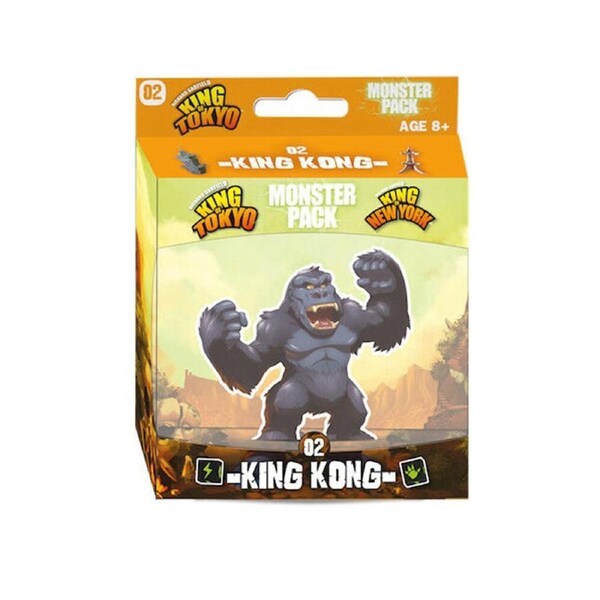 Iello King of Tokyo King Kong Monster Pack Kids/Children Party Card Game 8y+