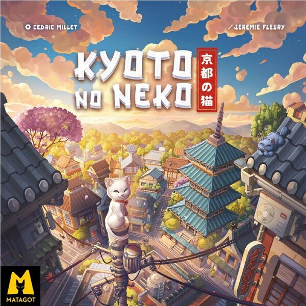 Matagot Kyoto No Neko Kids/Children Family Party Tabletop Board Game 10y+