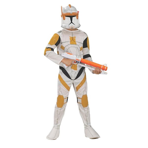 Star Wars Clone Trooper Commander Cody Child Boys Fancy Dress Up Costume S