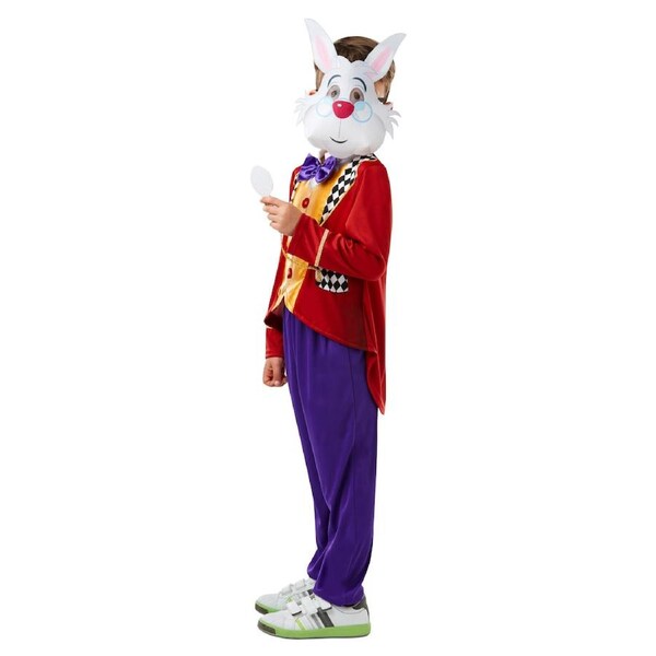 Disney White Rabbit Alice In Wonderland Boys Dress Up Party Costume M