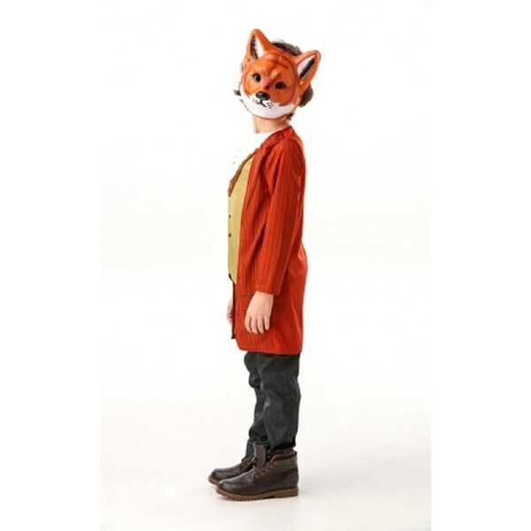 Rubies Mr Fox Deluxe Kids/Boys Dress Up Character Party Costume 9-10y