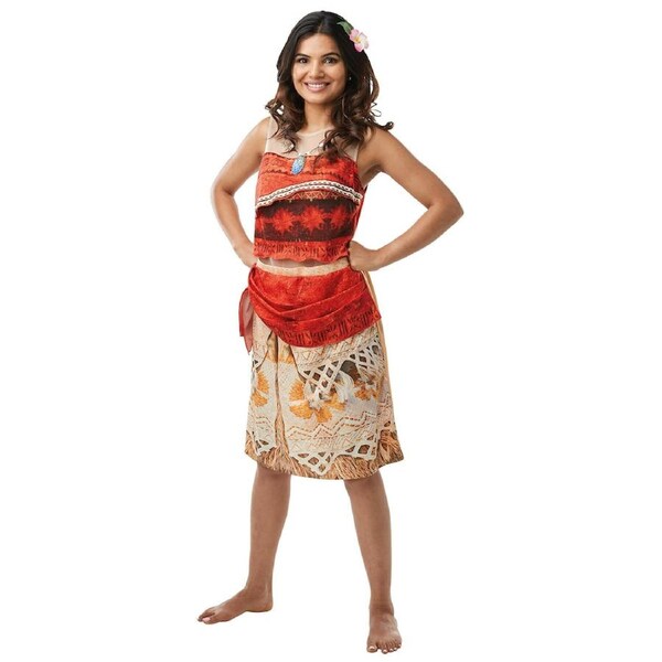 Disney Princesses Moana Deluxe Adult Womens Fancy Dress Up Costume S