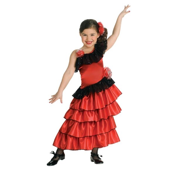 Rubies Spanish Princess Girls Fancy Dress Up Party/Halloween Costume S