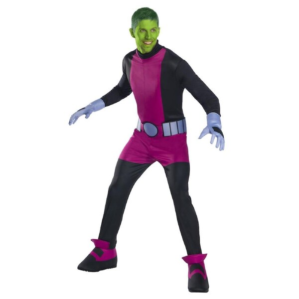 Dc Comics Teen Titans Go Beast Boy Adult Mens Fancy Dress Up Costume L