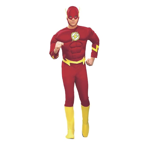 Dc Comics The Flash Comic Book Mens Dress Up Character Theme Costume M